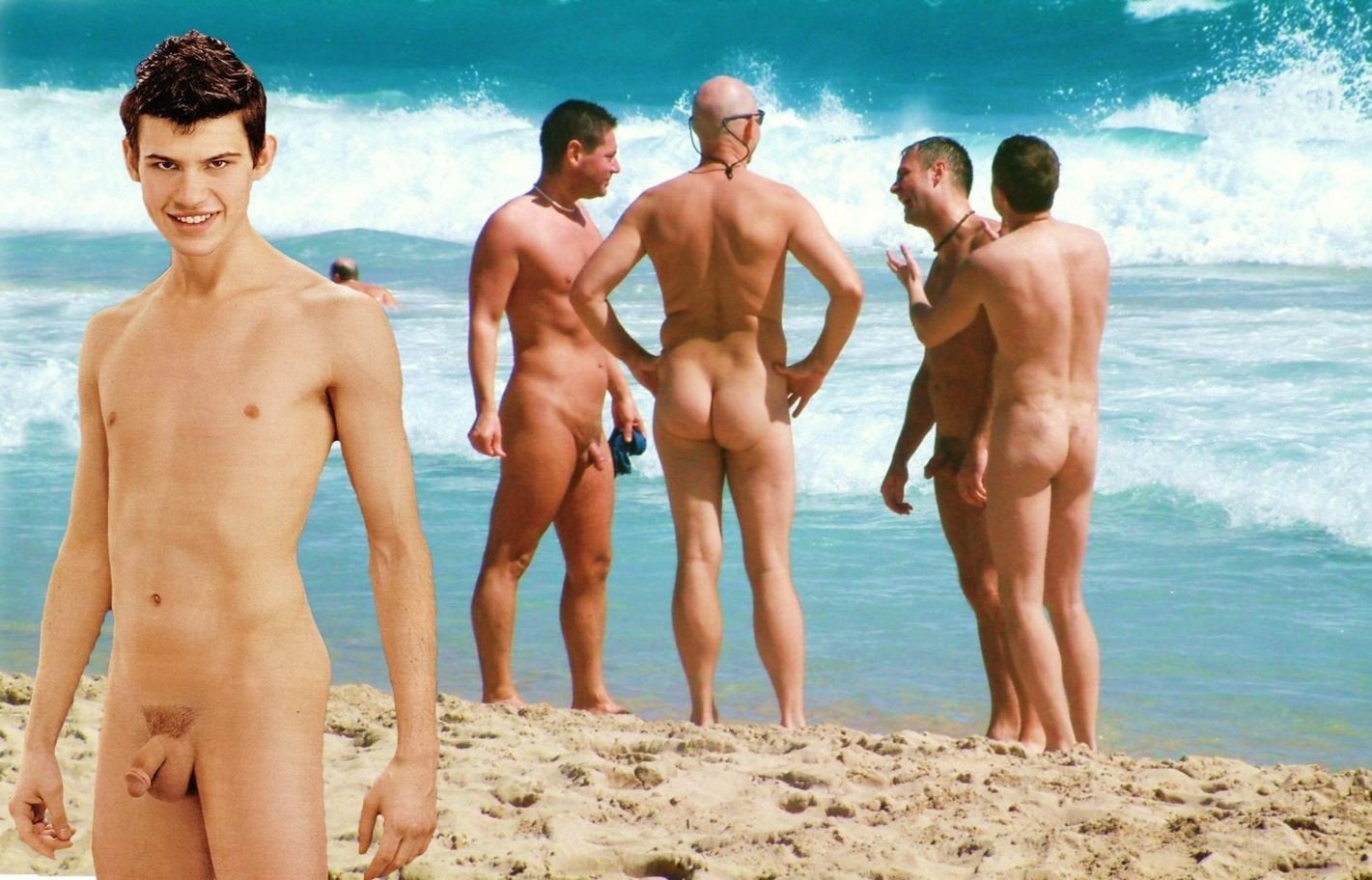 мужики на пляже отдыхают голыми фото 101