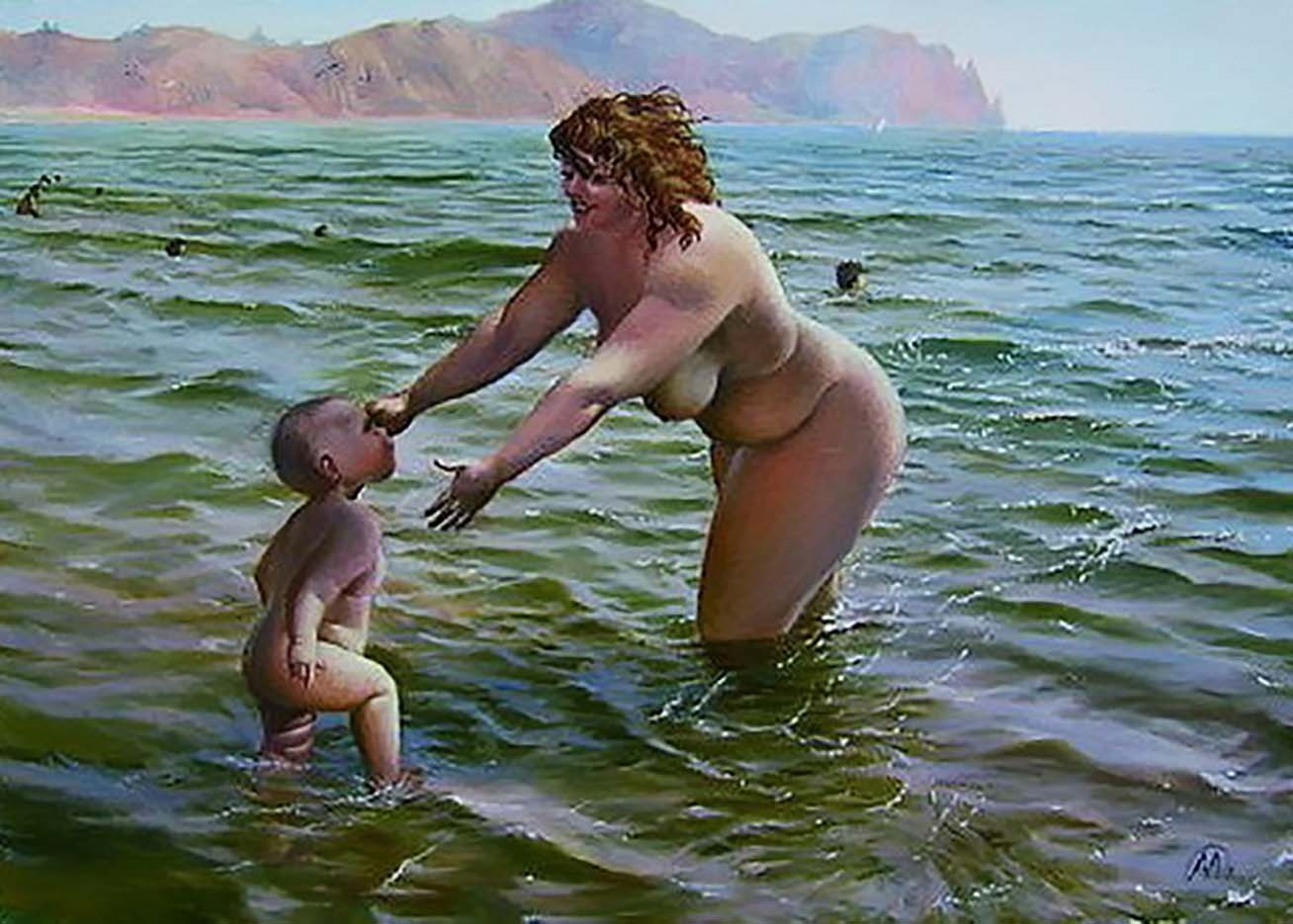 голая мама купается при сыне фото фото 12