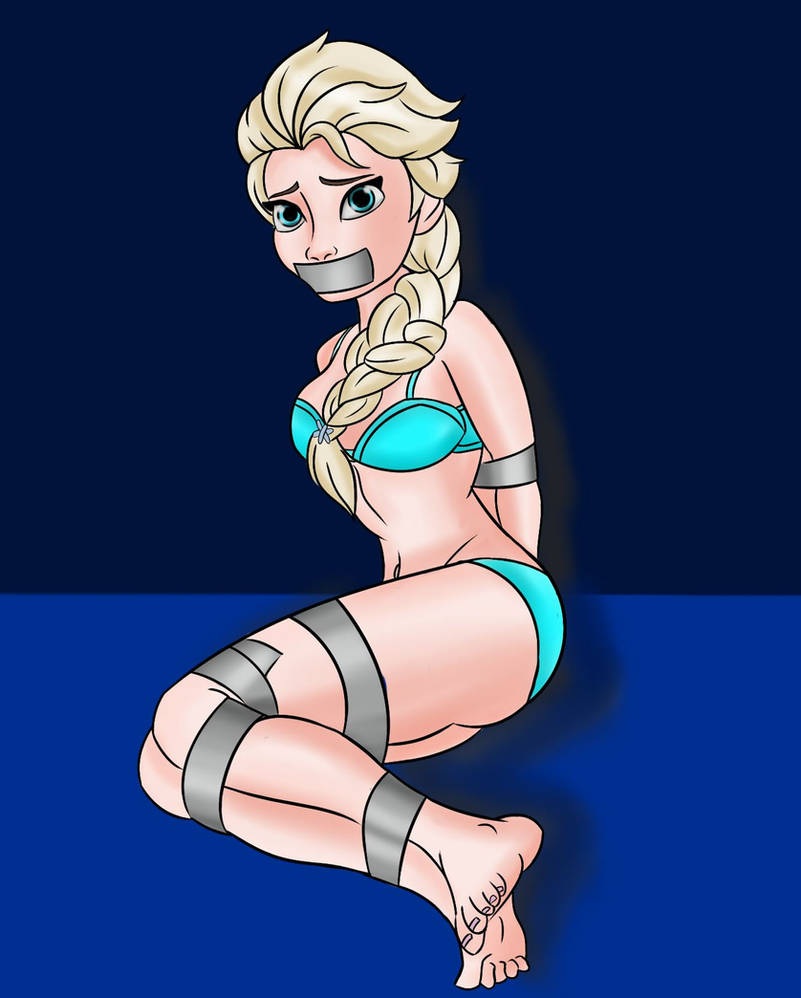 Эльза gagged