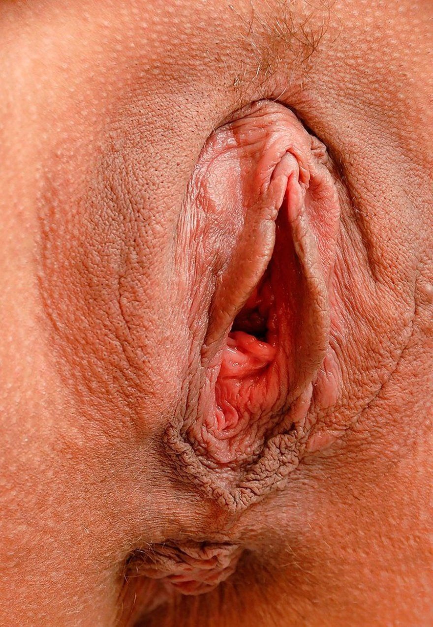 Красивая женская вагина вблизи - Гладкая пизда крупным планом