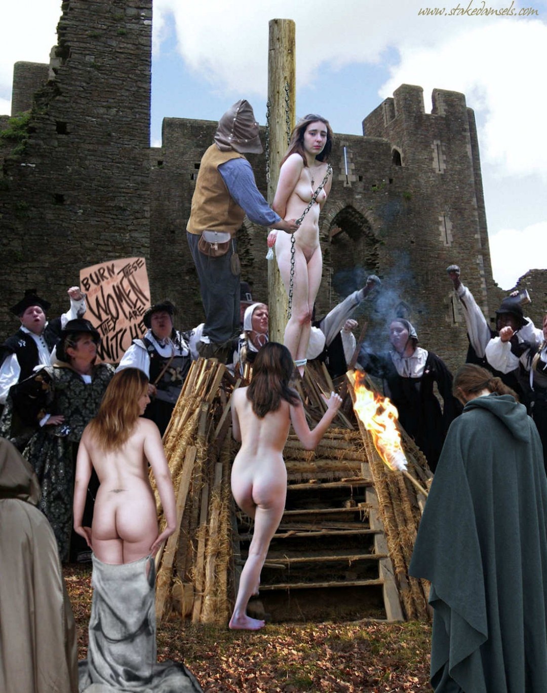 Несколько голых женщин