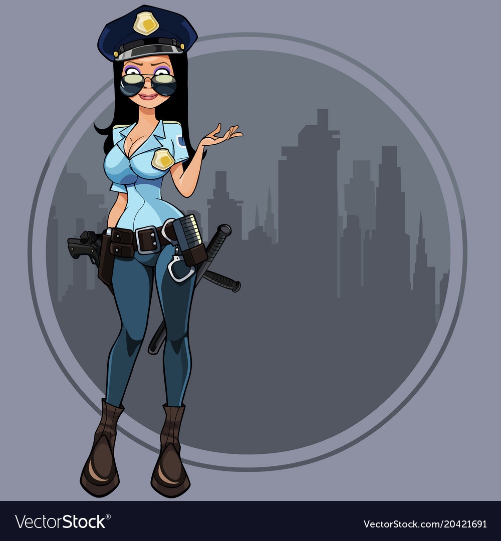 Мультяшные девушки полицейские