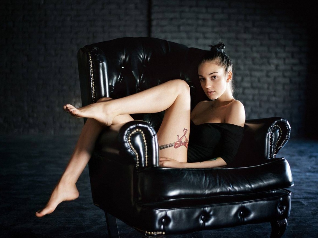 Xenia Tchoumitcheva в Нижнем белье