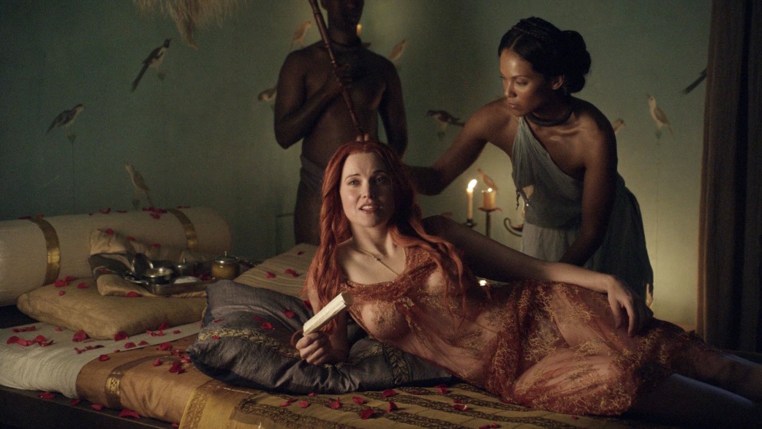 Спартак боги арены Люси Лоулесс голая