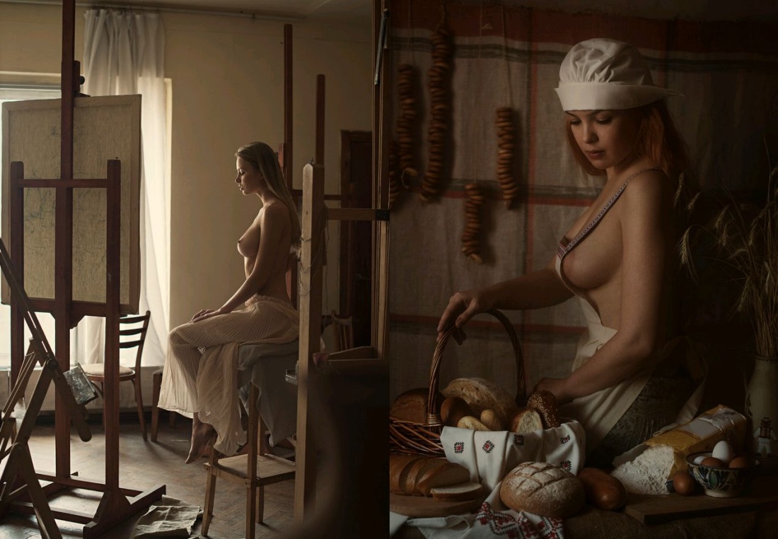 Голые русские жены в квартире