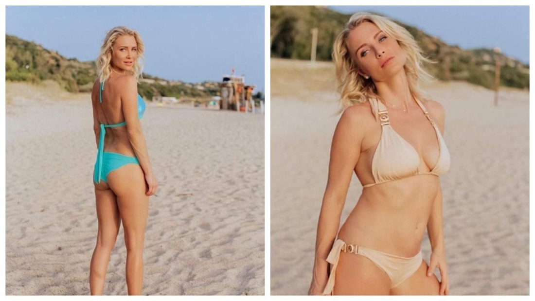 Катя Гордон в купальнике