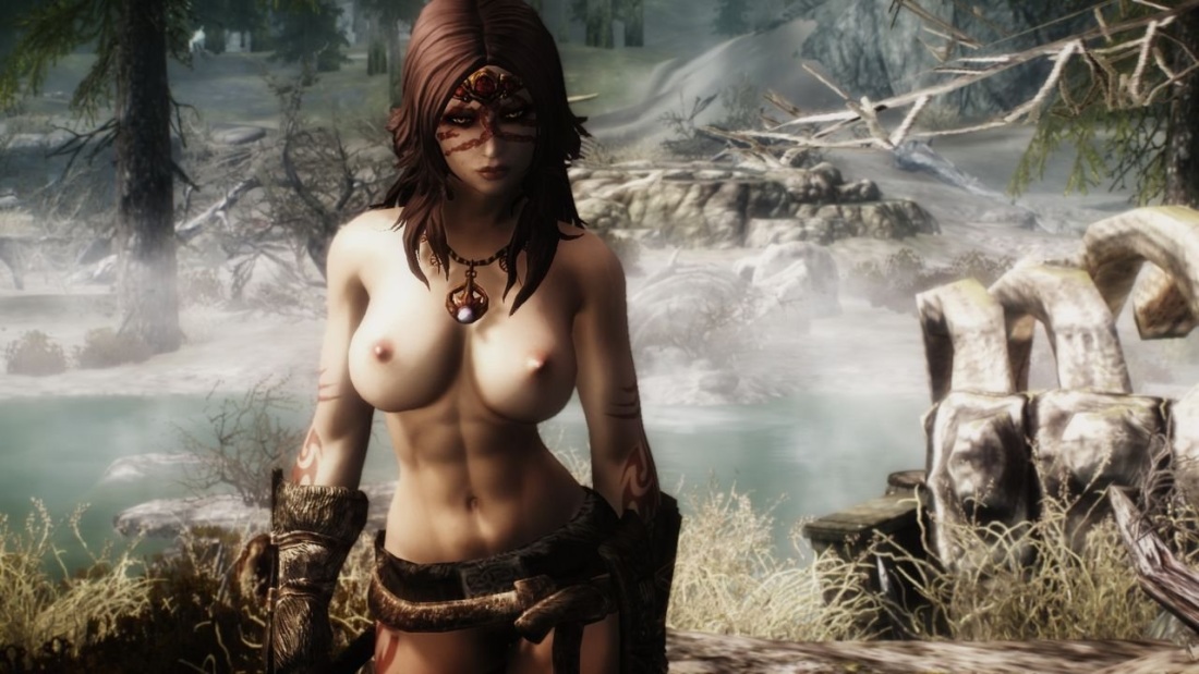 Голые тёлки в скайриме