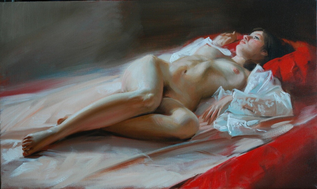 Ню живопись Эрик Валлес