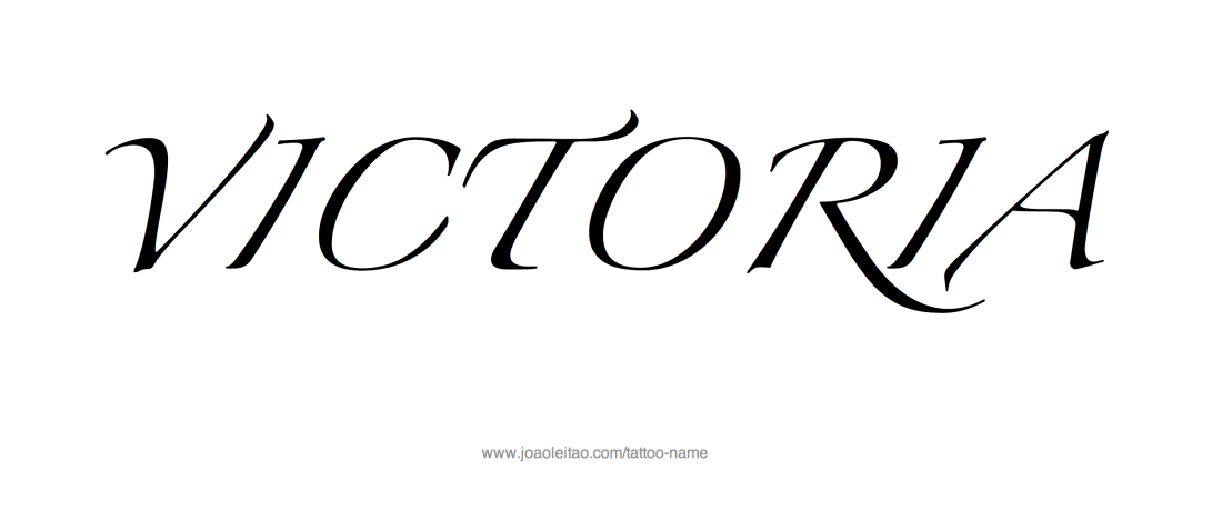 Victoria надпись