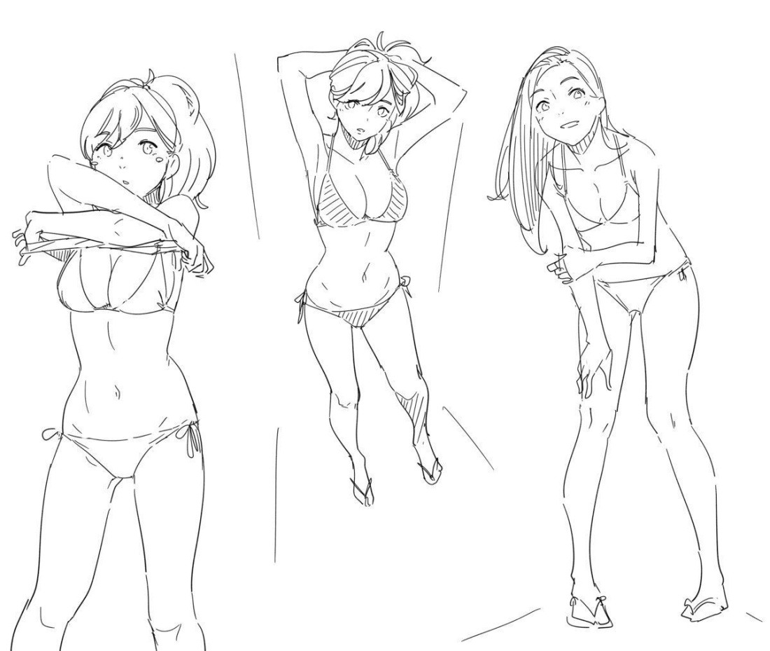 Картинки поз для срисовки