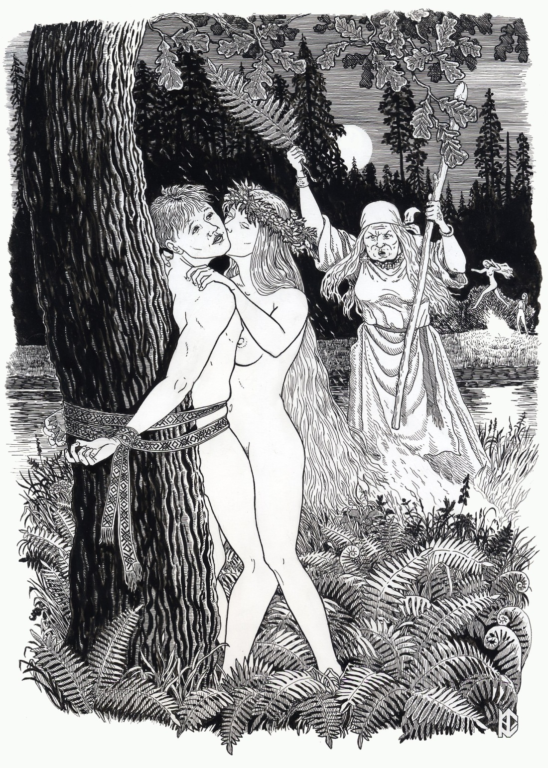 Shafir: фотографы и нимфы (ночь Ивана Купалы 2011)