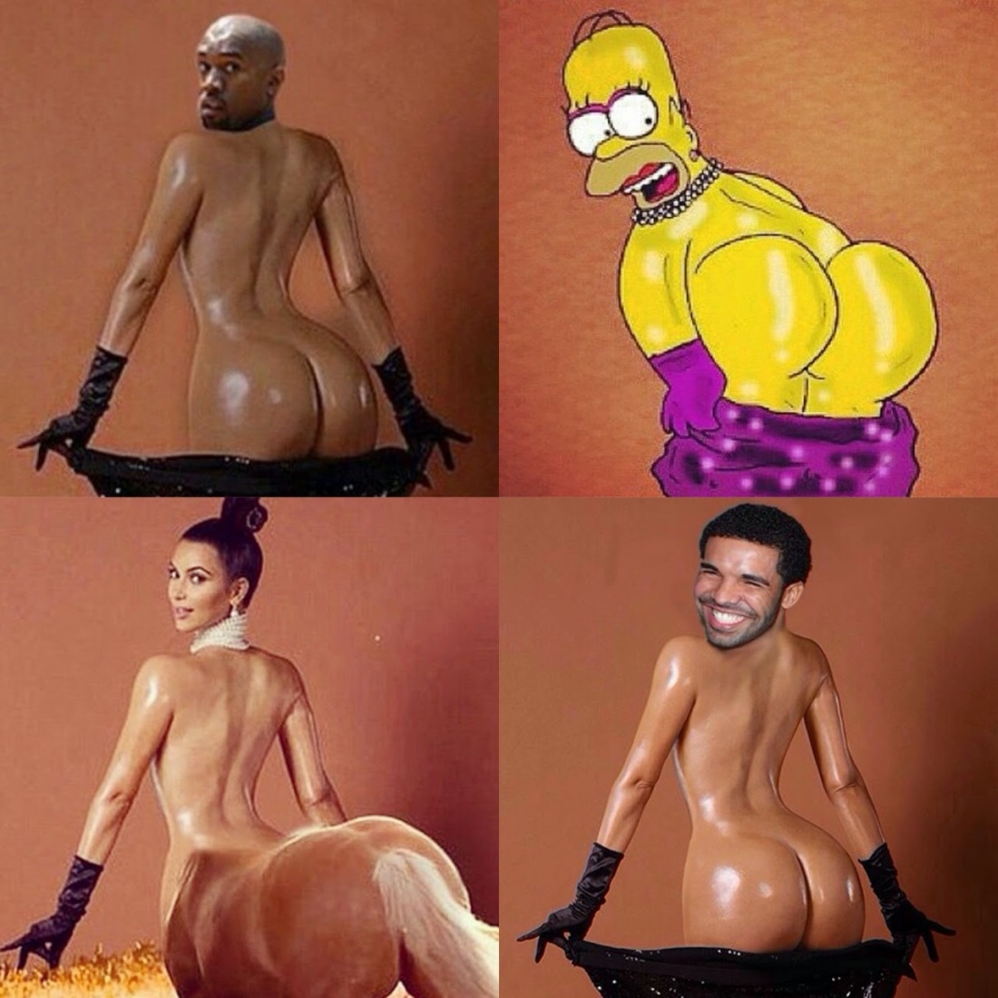 Ким Кардашьян слитые фот