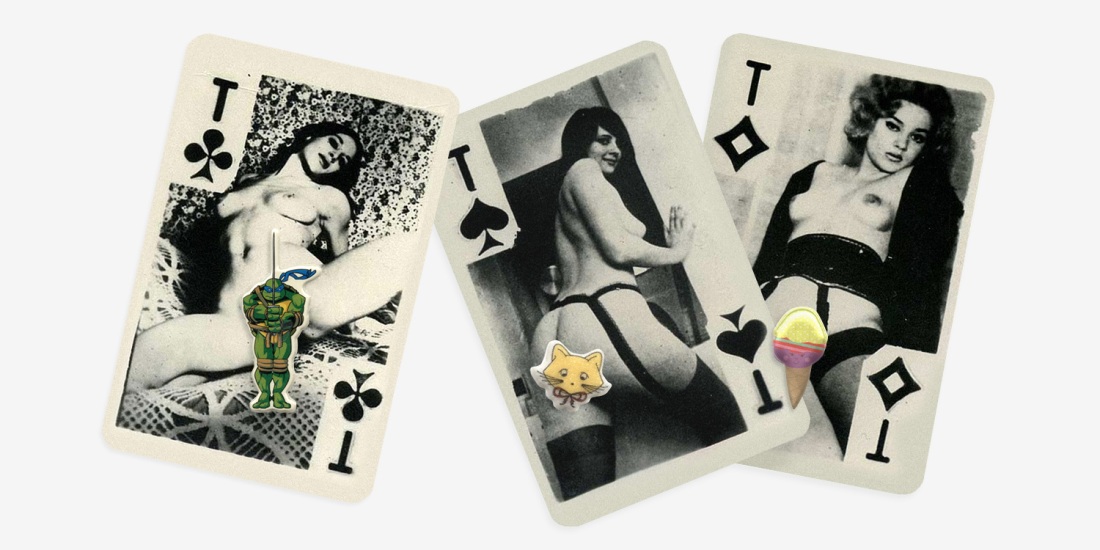 Старые игральные порнокарты