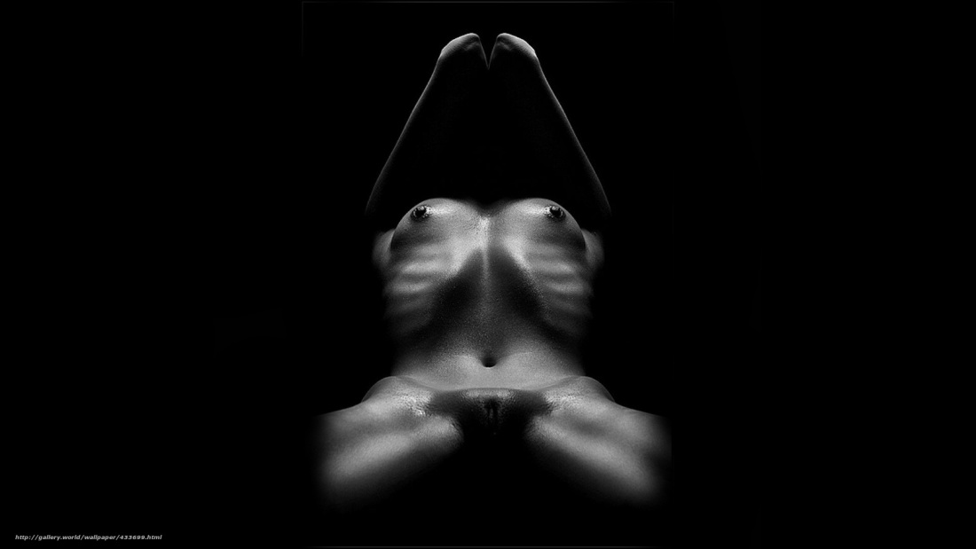 Красивый анал черно белый