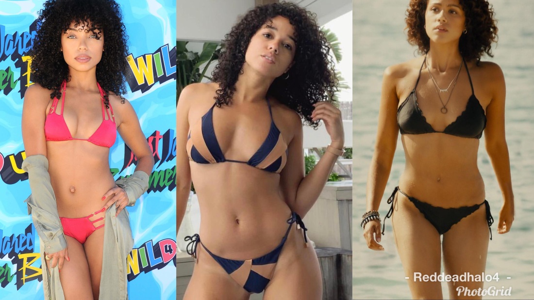 Алиша Уэйнрайт в купальнике