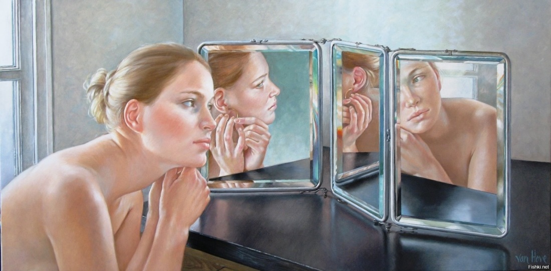 Франсин Ван Хоув девушка зеркало