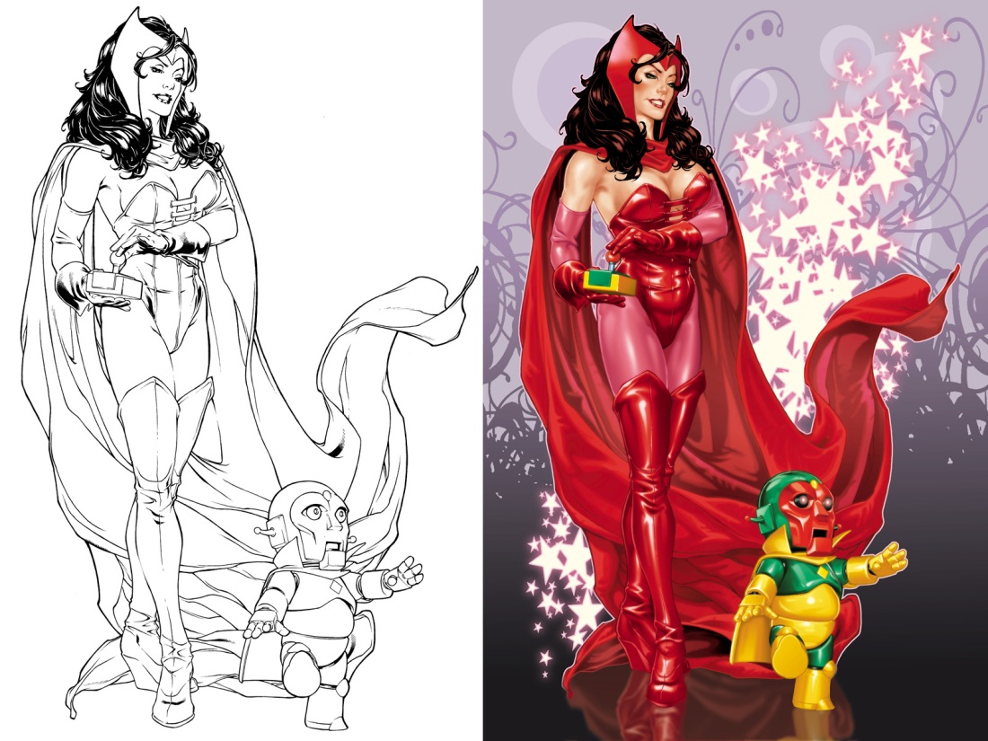 Доктор дум и алая ведьма