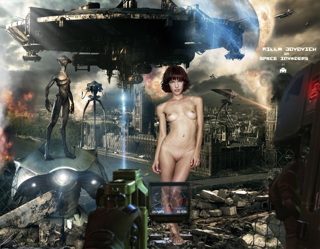 Милла Йовович nude в юности