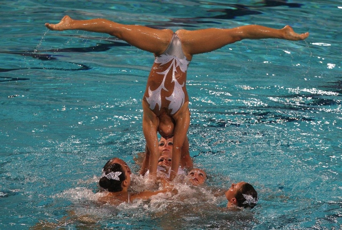 Пловчихи синхронистки