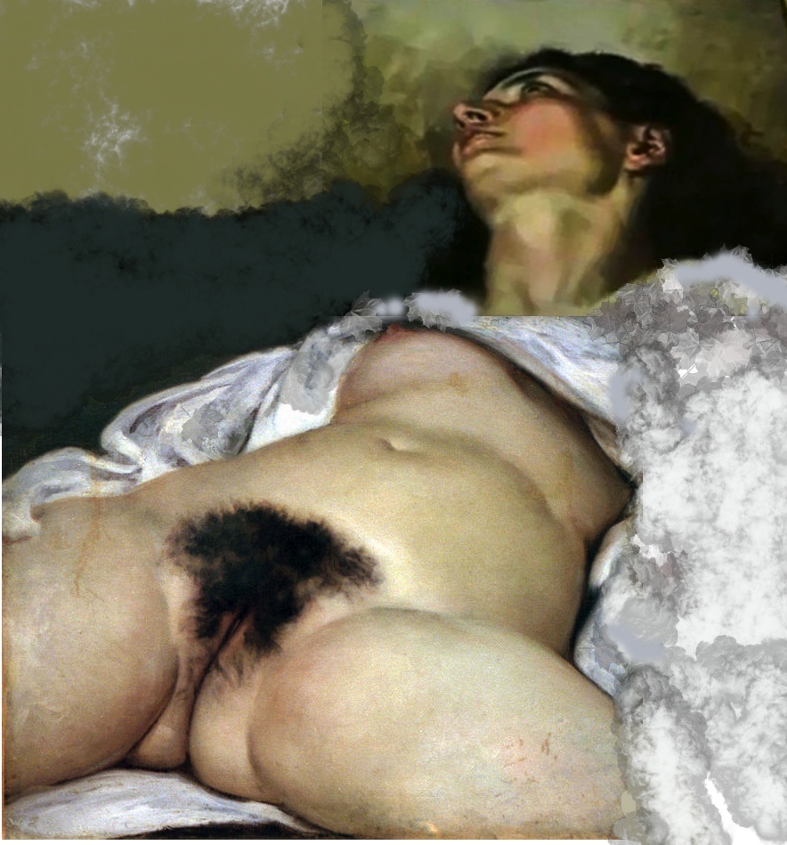 Картина Густав Курбе вагина