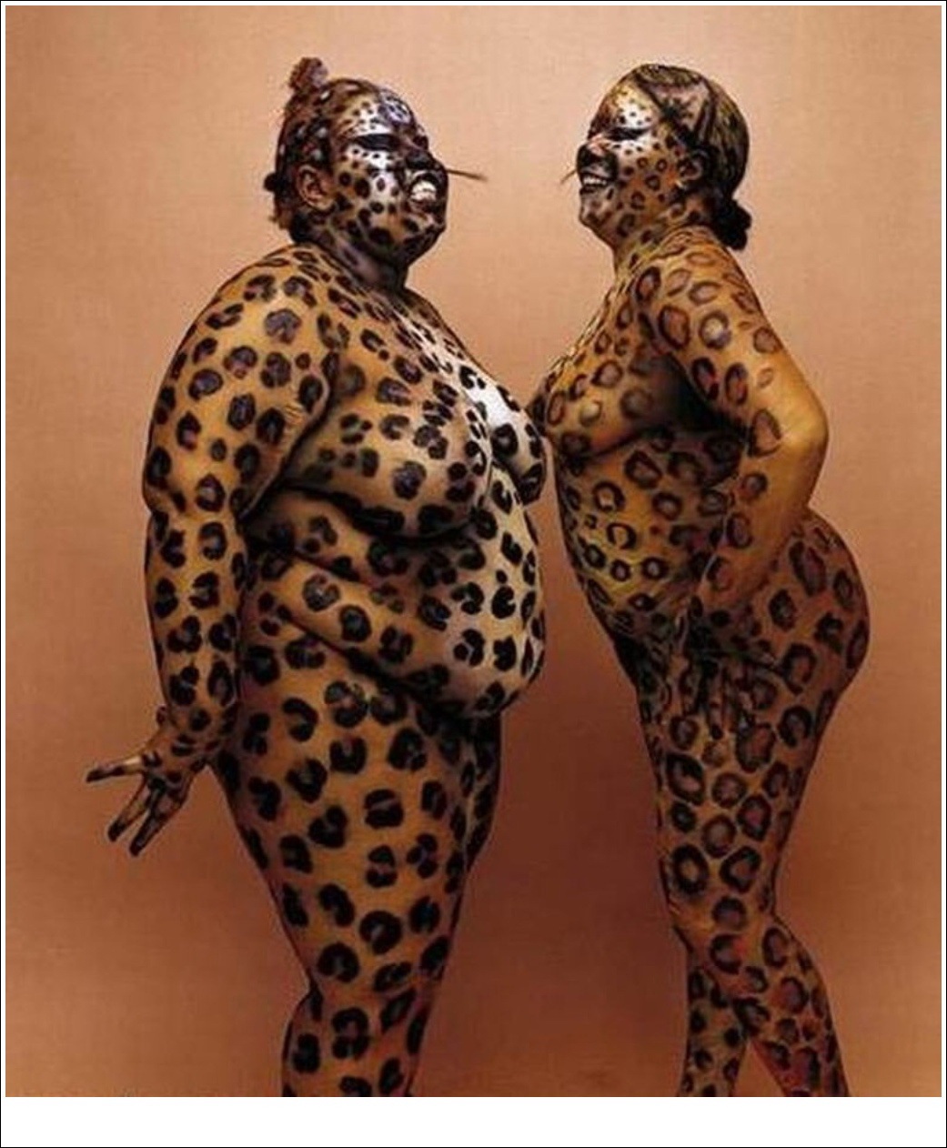 Бодиарт на женском теле