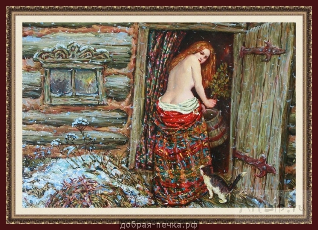 В бане с крестьянкой