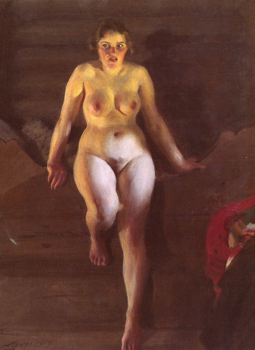 Голые женщины в деревенской бане