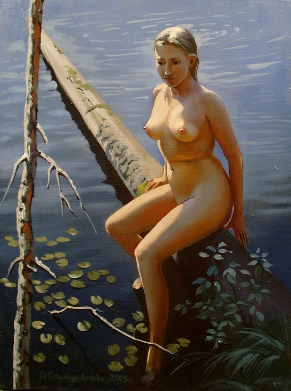 Весна в сельской бане ню