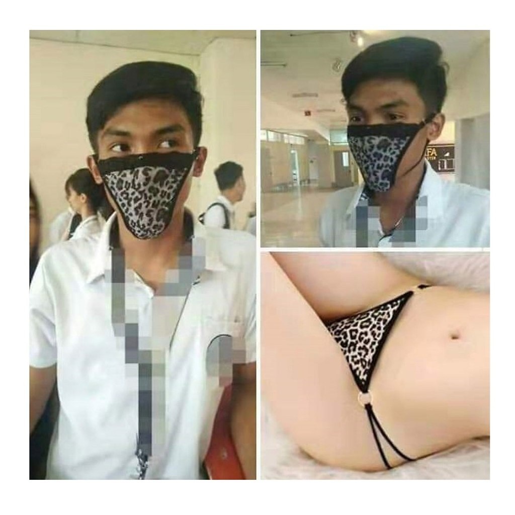 Маска из стрингов