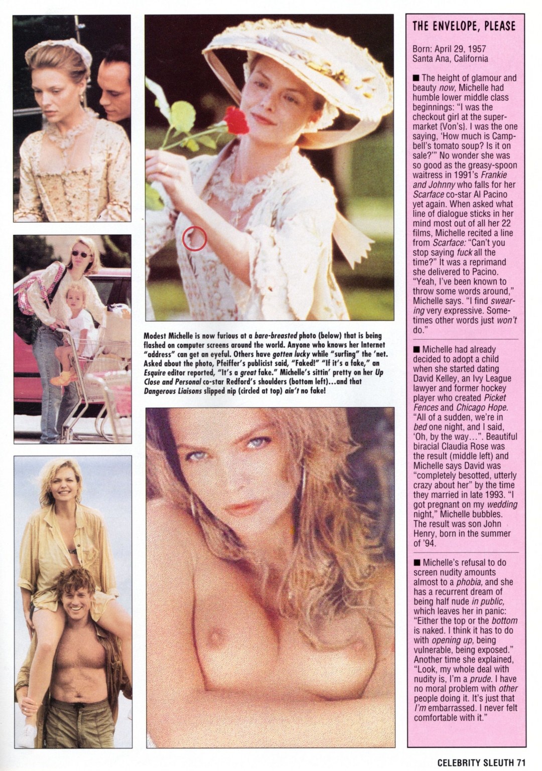 Голая Мишель Пфайффер 1983