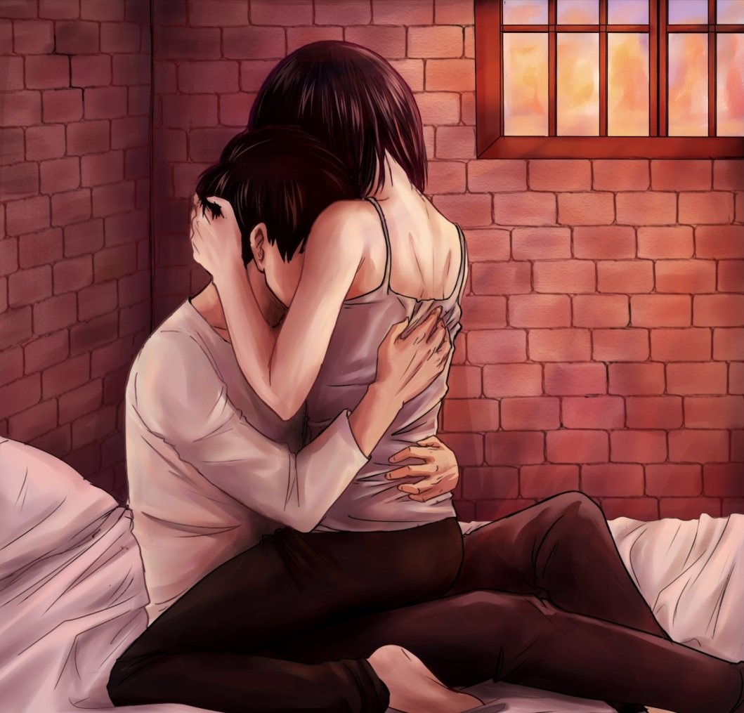 Прижал к стене