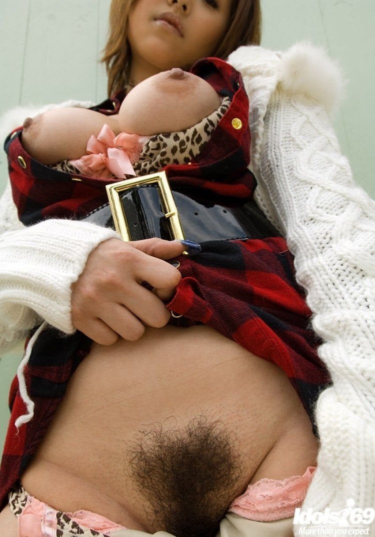 Голые японки с волосатой киской