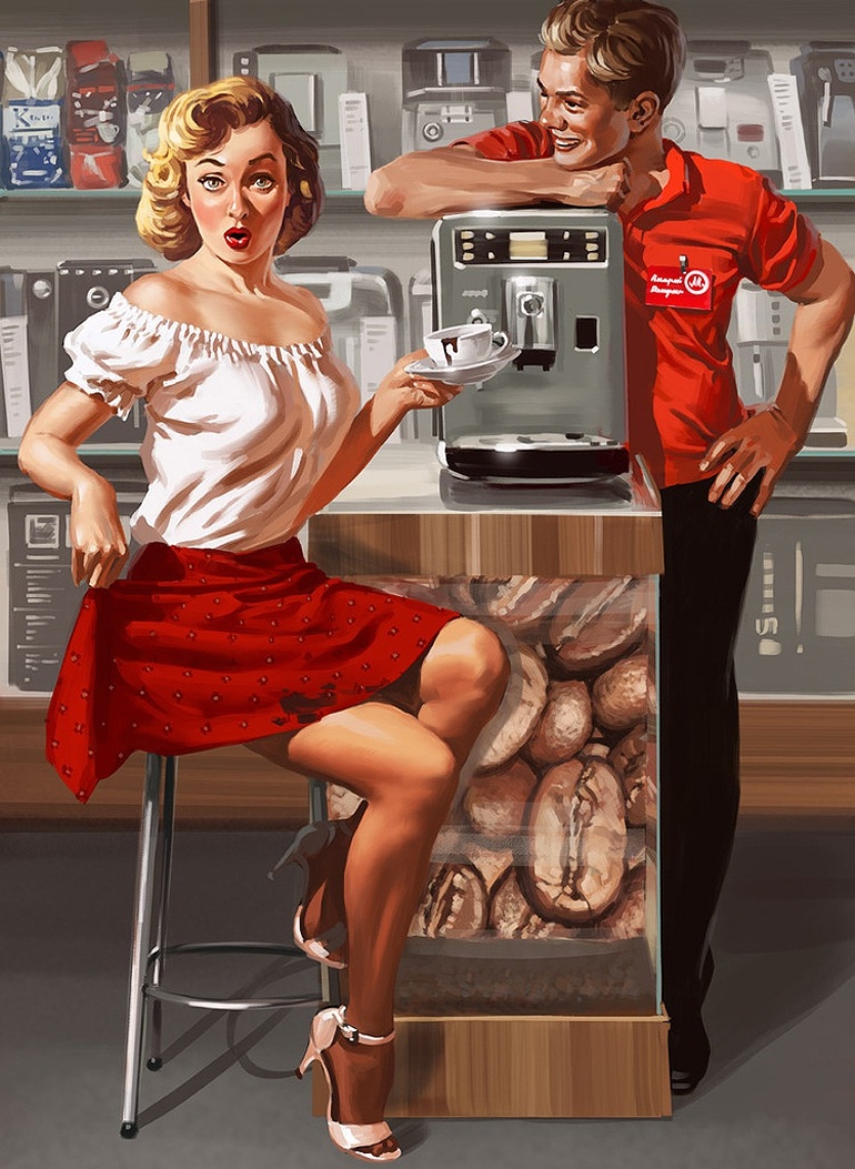 Художник пин ап Барыкин