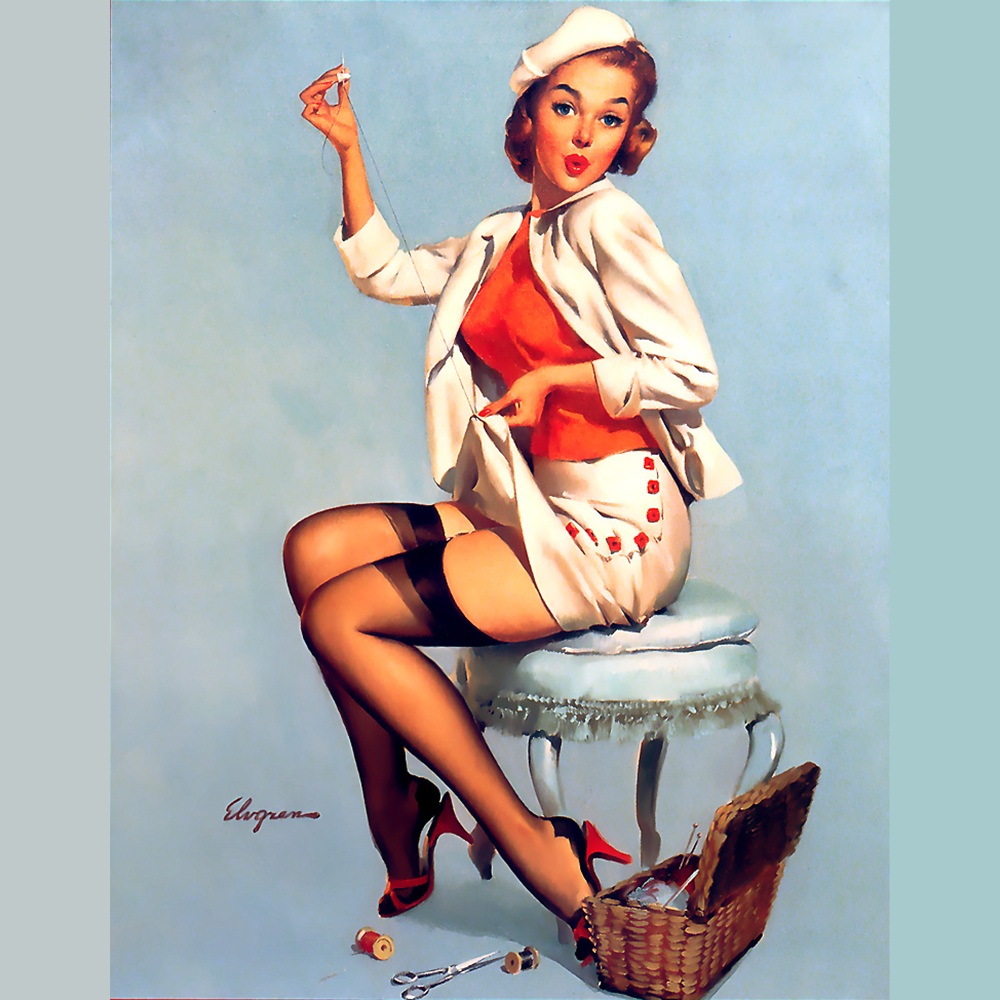 Художник Джил Элвгрен пин-ап