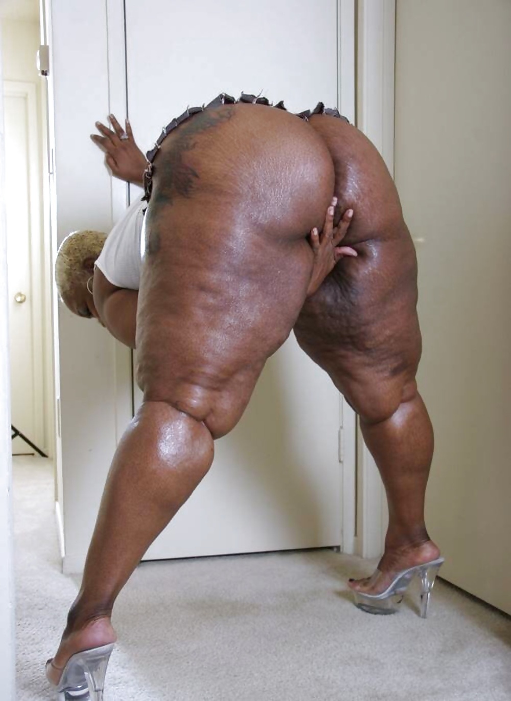 Большие толстые черные задницы