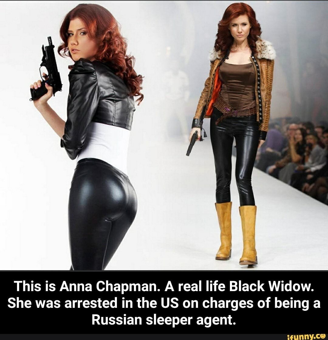 Анна Чапман чёрная вдова