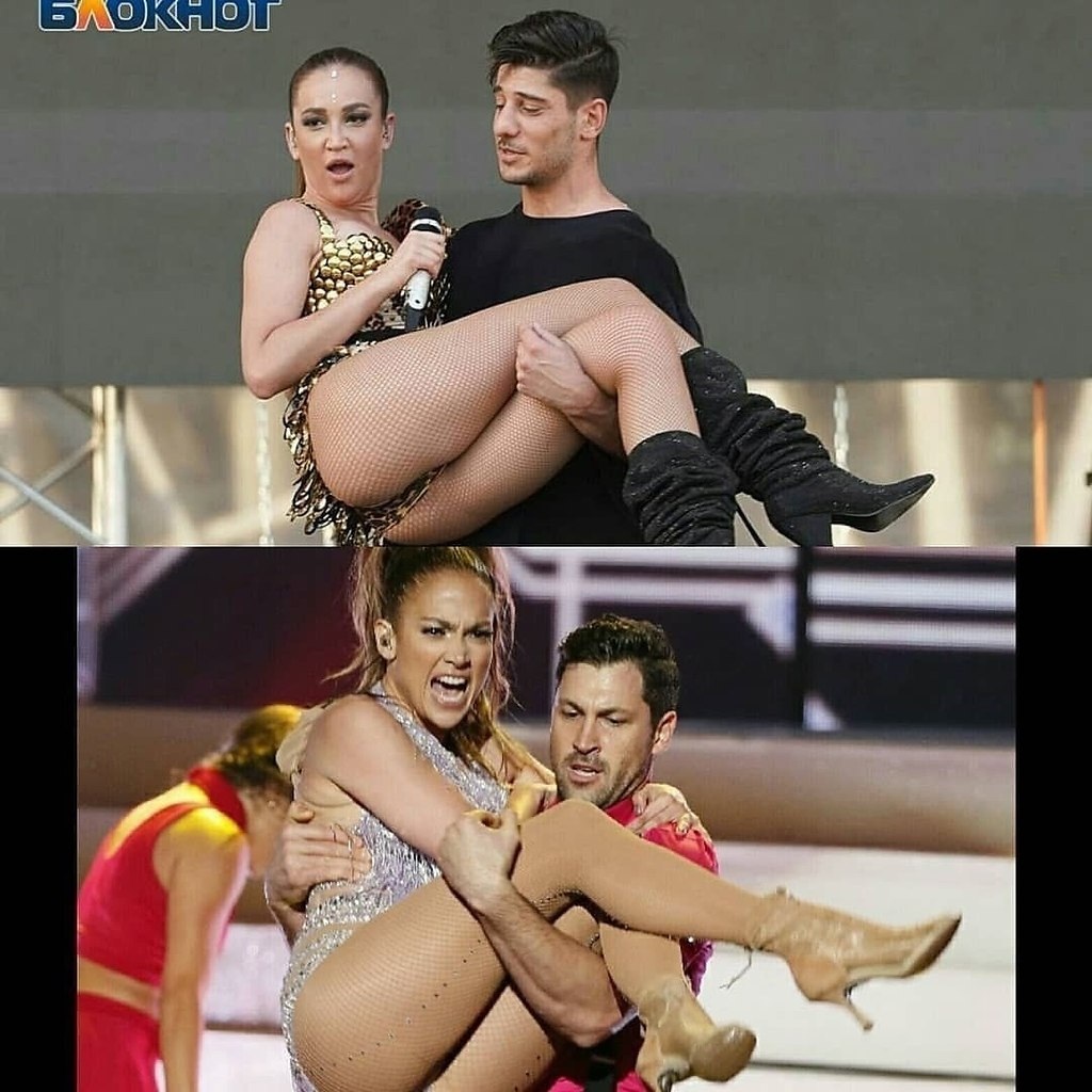 Русская ольга бузова на природе