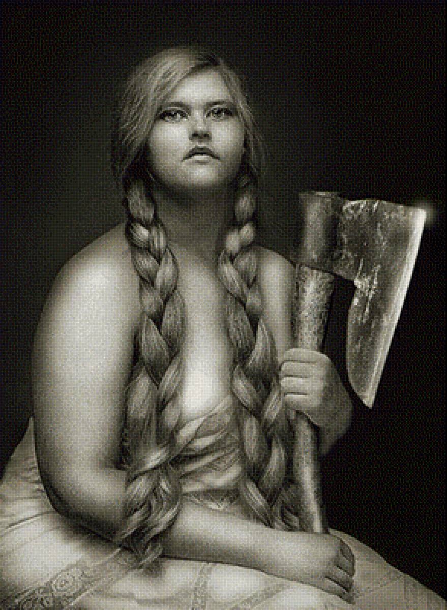 Женщина с топором