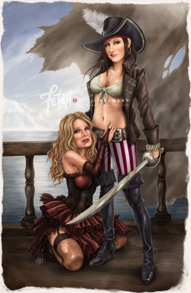 Девушка в плену у пиратов