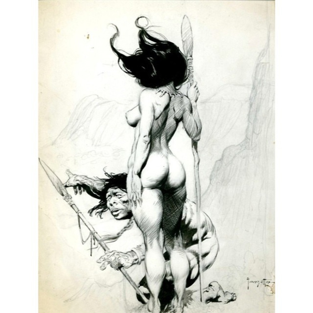 Фрэнк Фразетта эротические