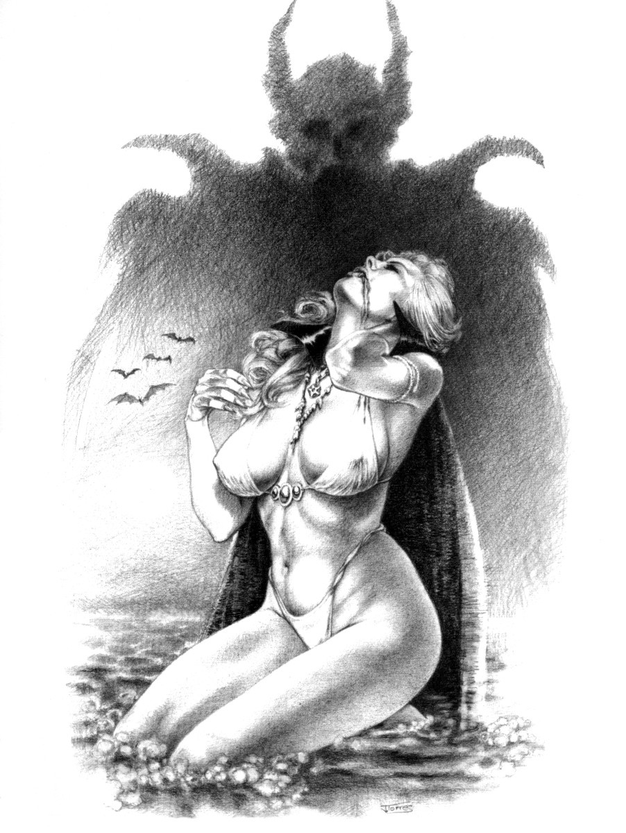 Черно белое эротическое фэнтези