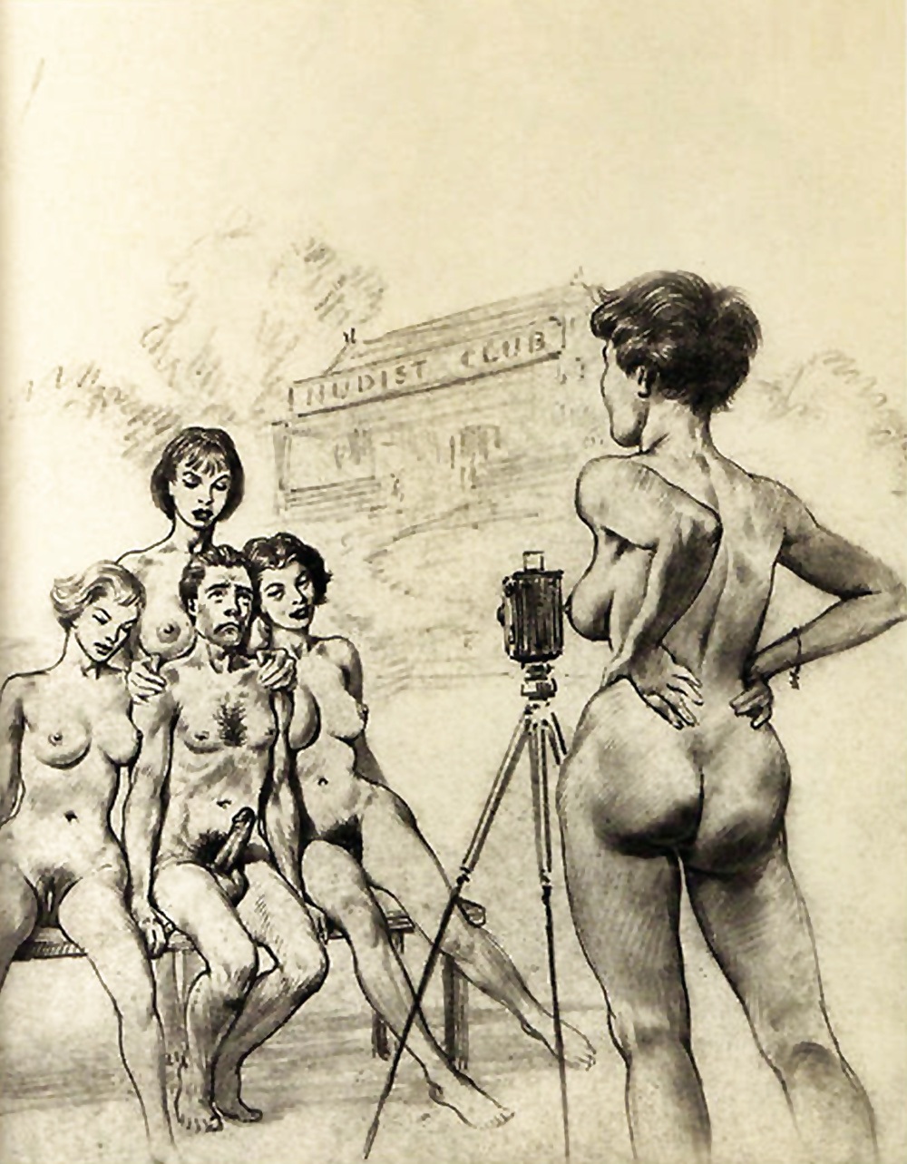 Мастера эротики: том Поултон (1897 – 1963, Англия)