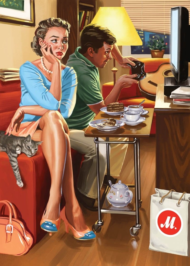 Сантехник в стиле пин ап