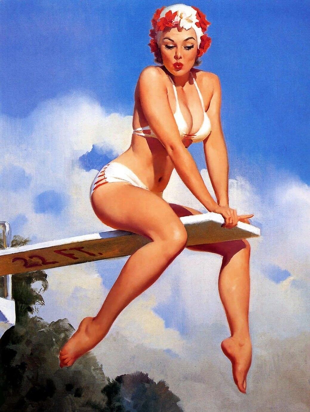 Художник Джил Элвгрен (Gil Elvgren)