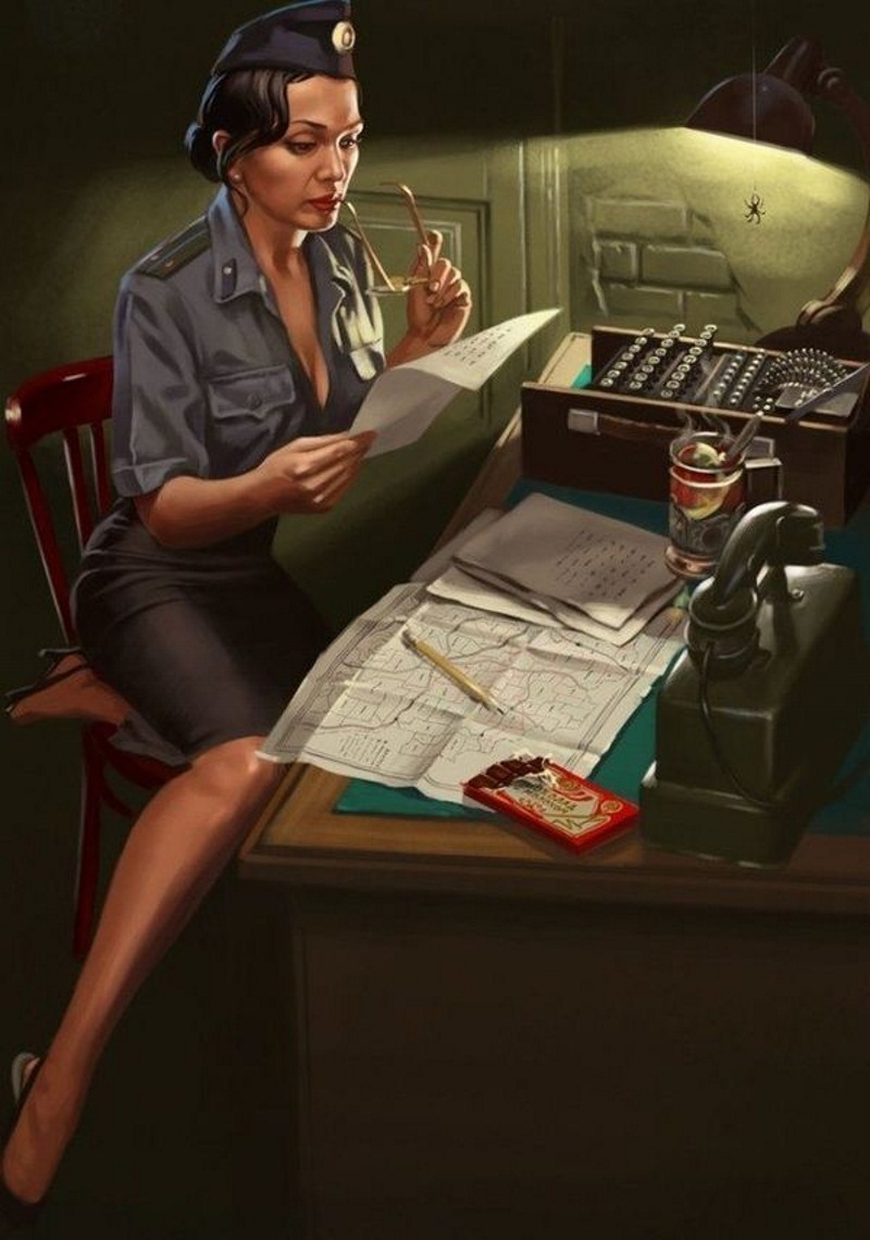 Советский пин ап Валерия Барыкина завод