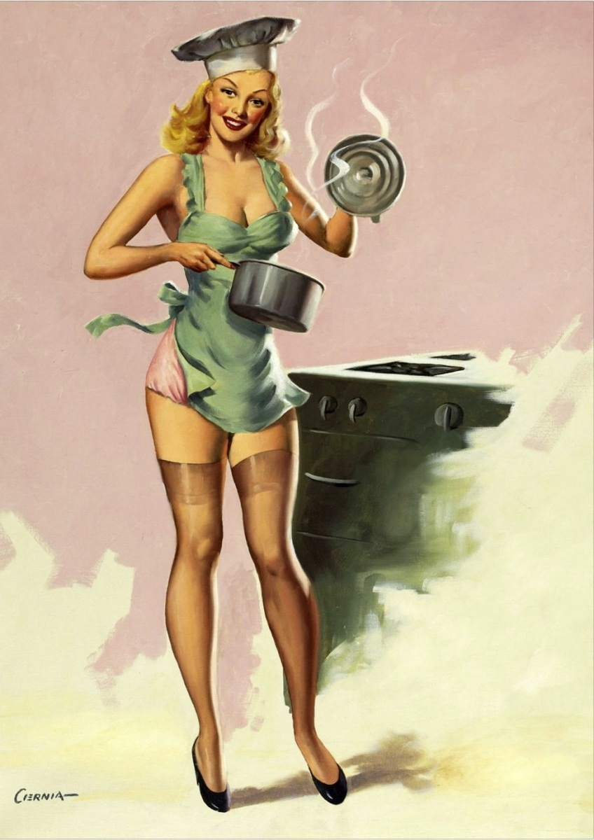 Картины пин ап Валерий Барыкин