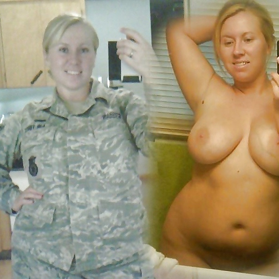 Naked military wives