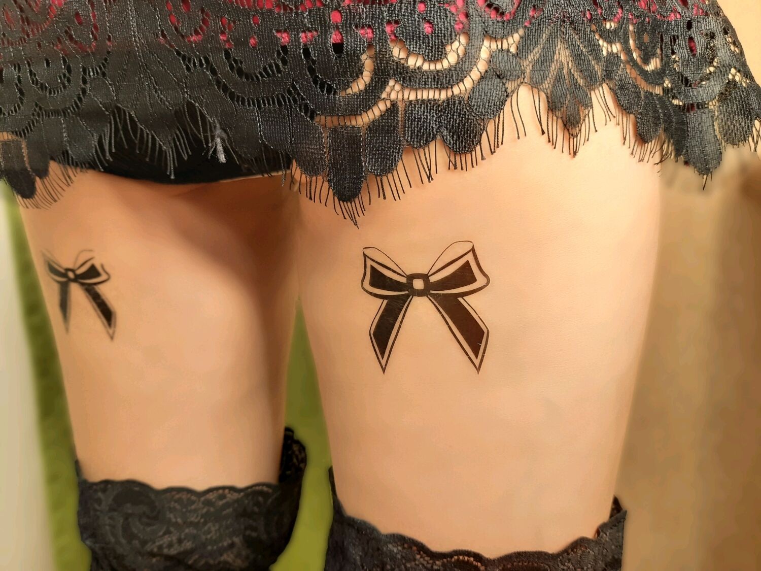 бантики татуировка на ногах порно фото 63