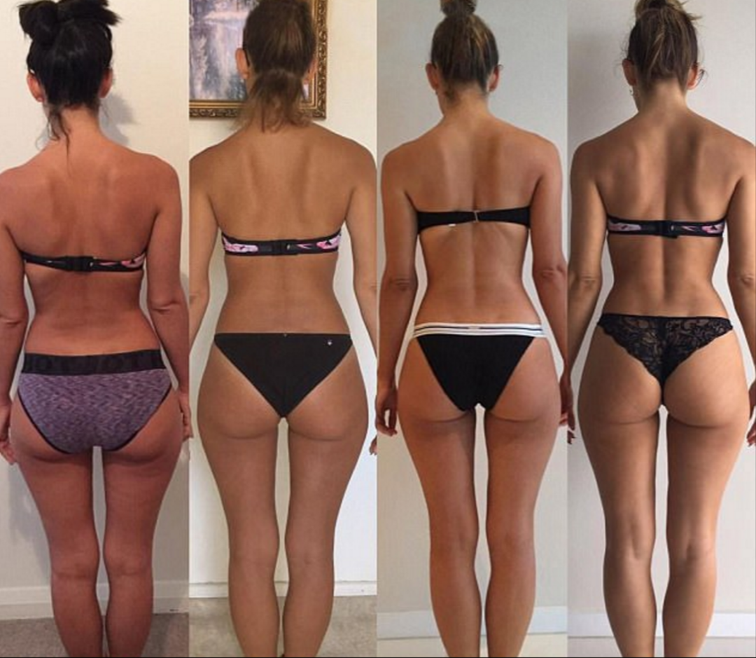 Квадратная форма ягод ц до и после тренировки.