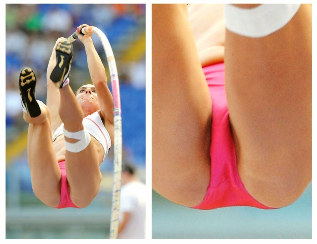 У спортсменки видно